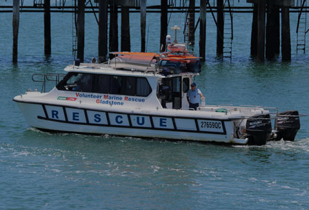 Image of rescue vessel Gladstone I with inflatable rescue boat